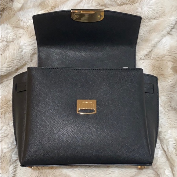 Michael Kors Black Leather Satchel - Picture 10 of 15